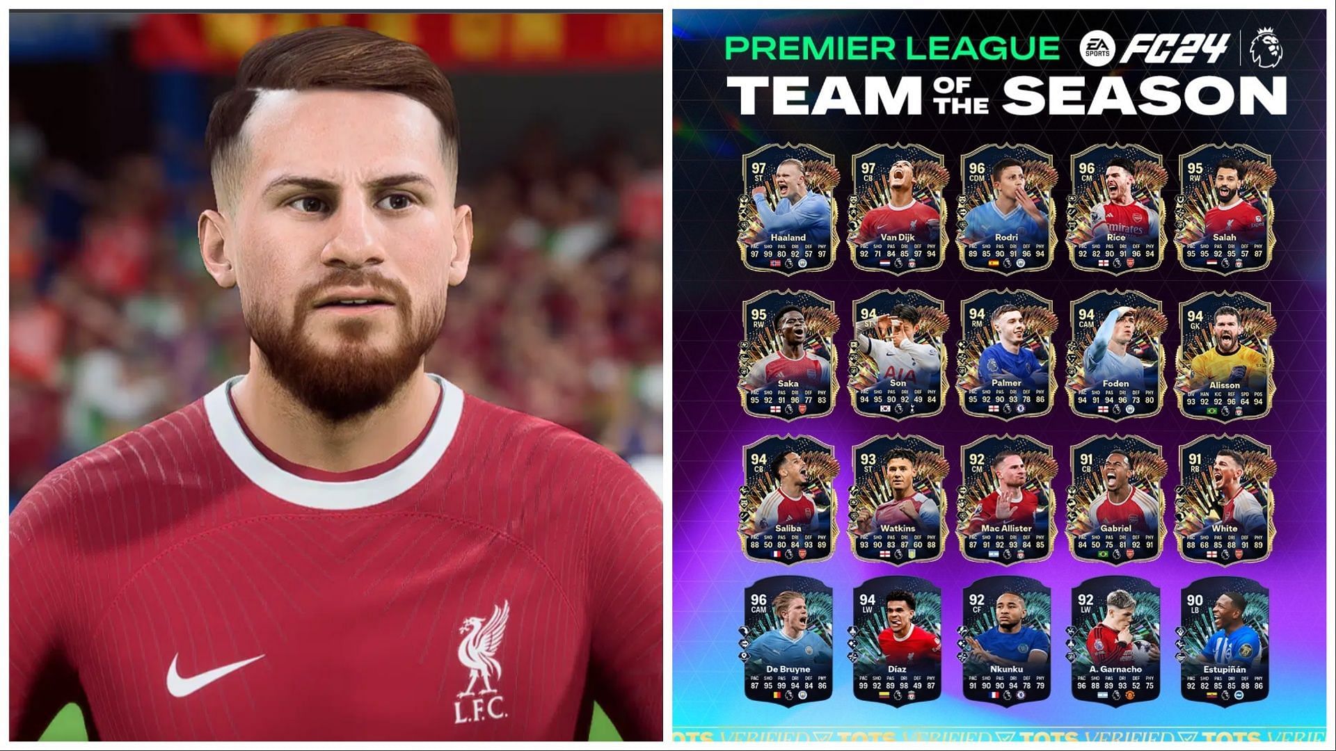 EA FC 24 Premier TOTS is live (Image via EA Sports)