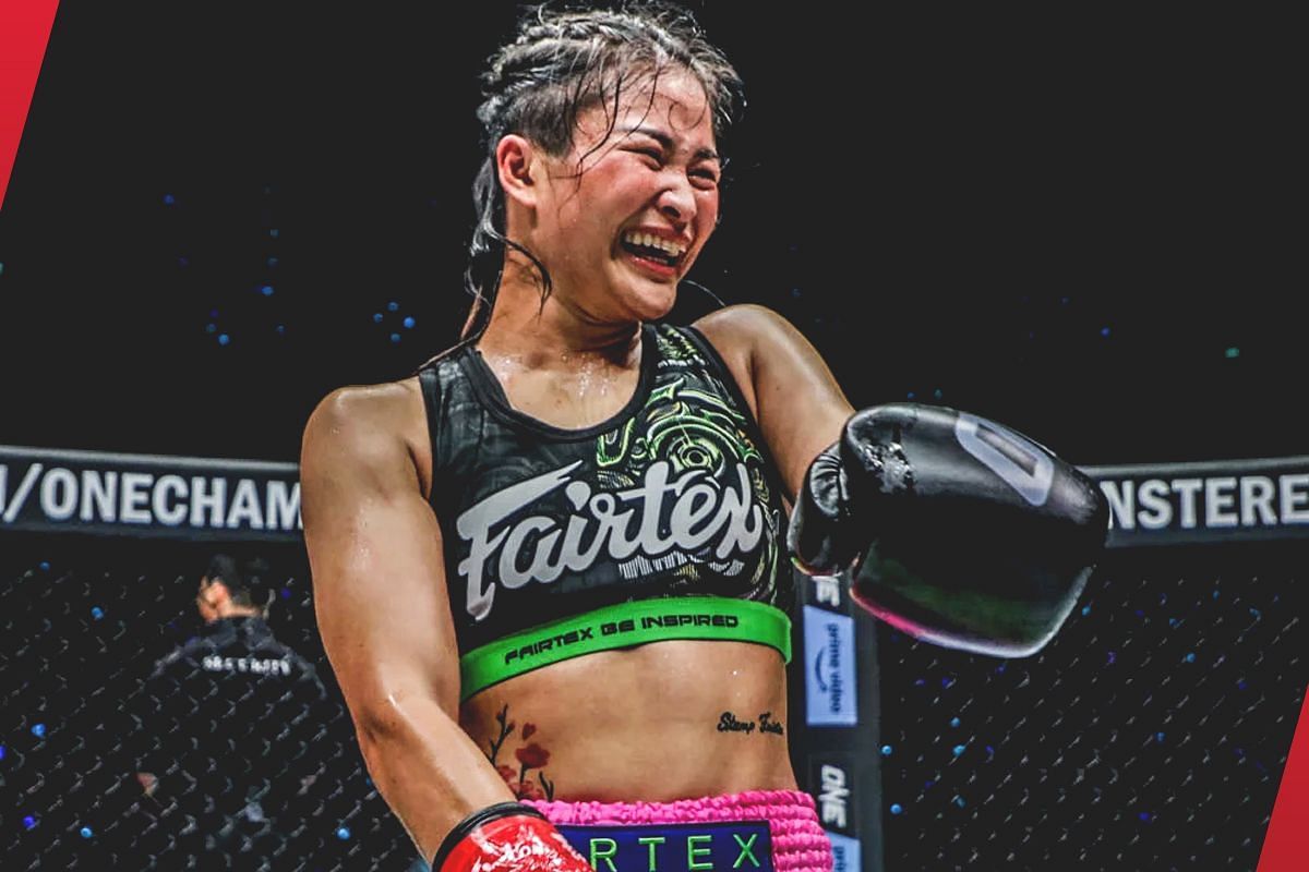 Striking specialist Stamp consumed with desire to improve her jiu-jitsu. -- Photo by ONE Championship