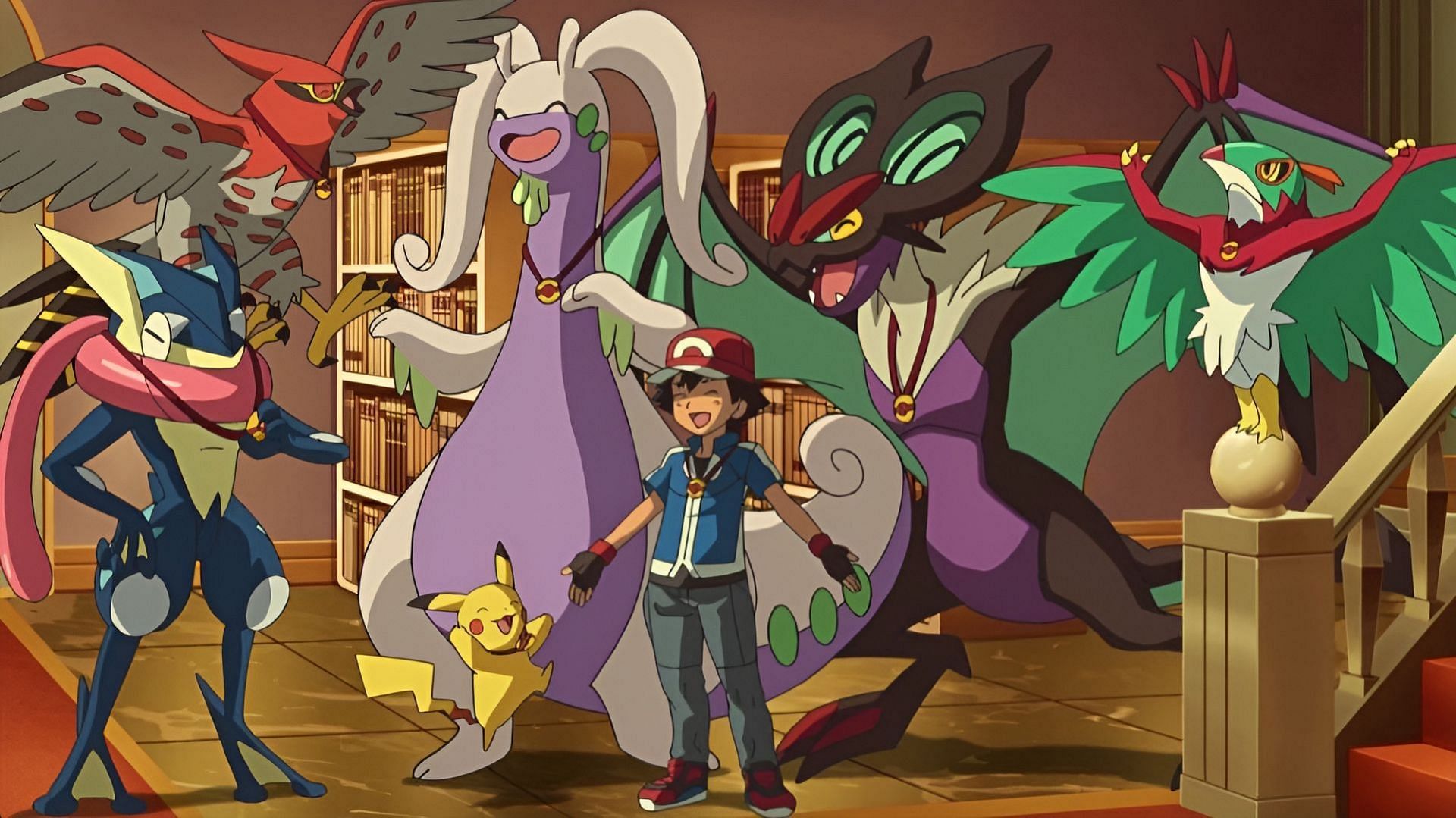 Ash&#039;s Kalos League team was incredibly powerful despite not securing a championship (Image via The Pokemon Company)