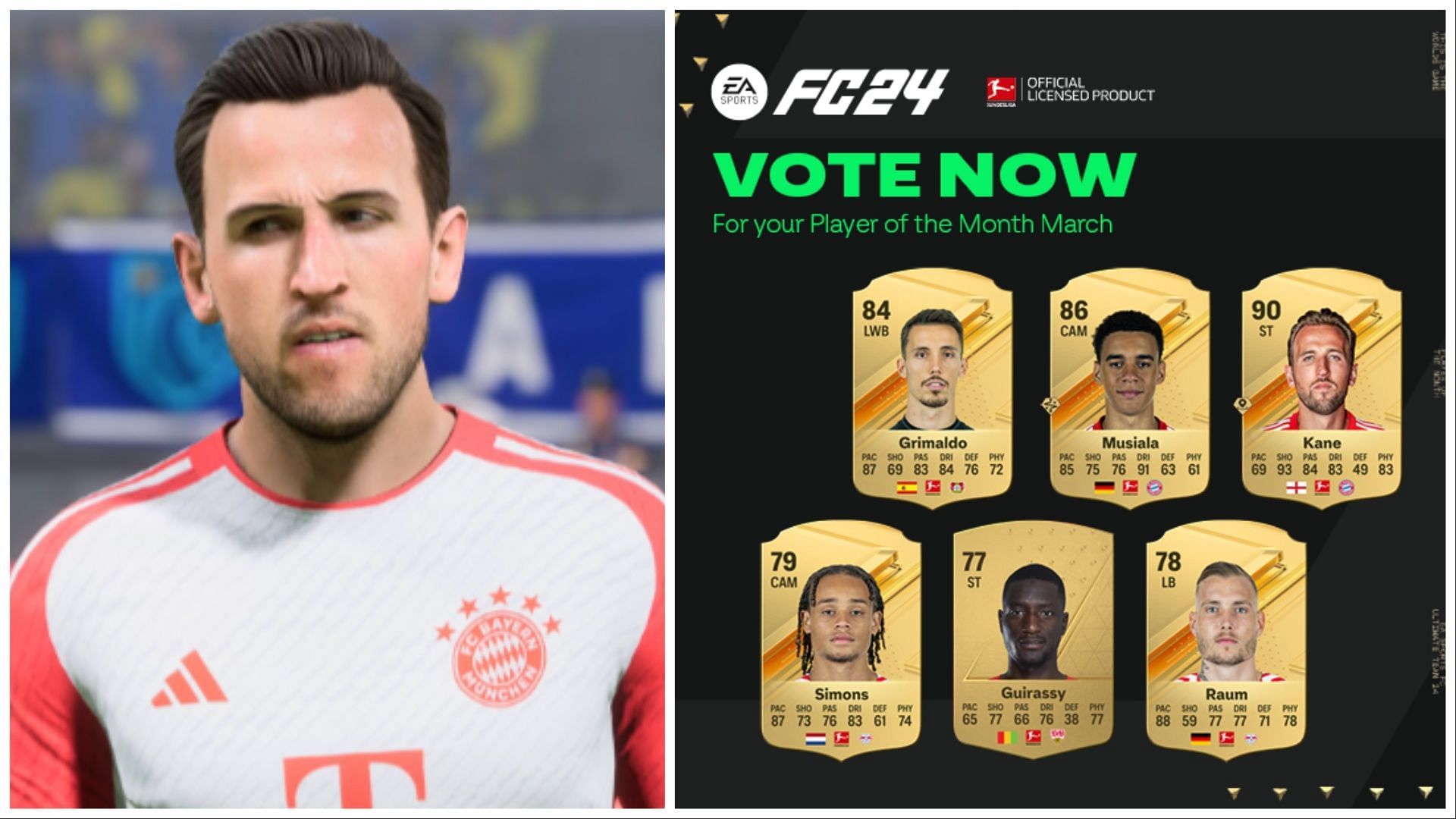 The EA FC 24 Bundesliga POTM nominees have been revealed
