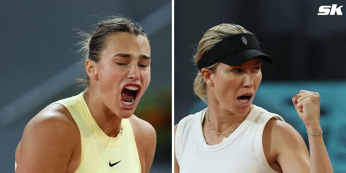 Aryna Sabalenka emulated Danielle Collins