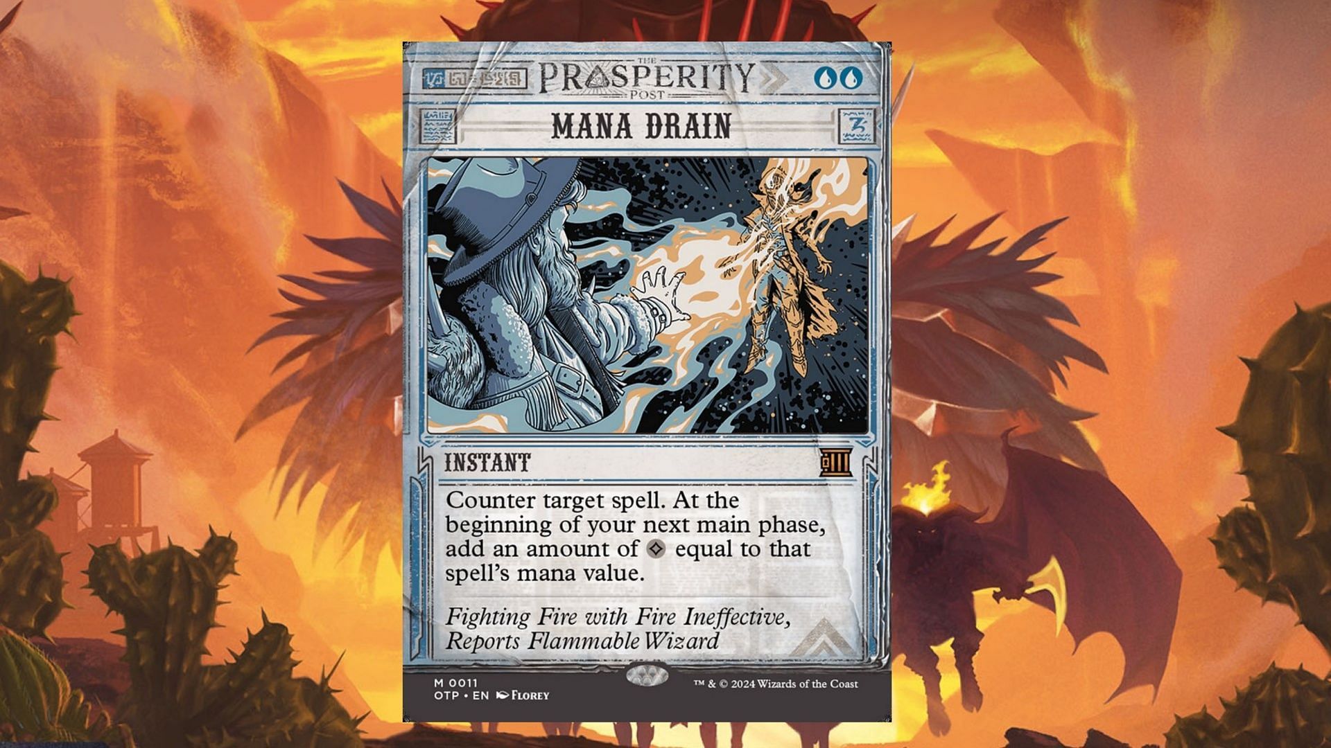 Mana Drain in Magic: The Gathering (Image via Wizards of the Coast)