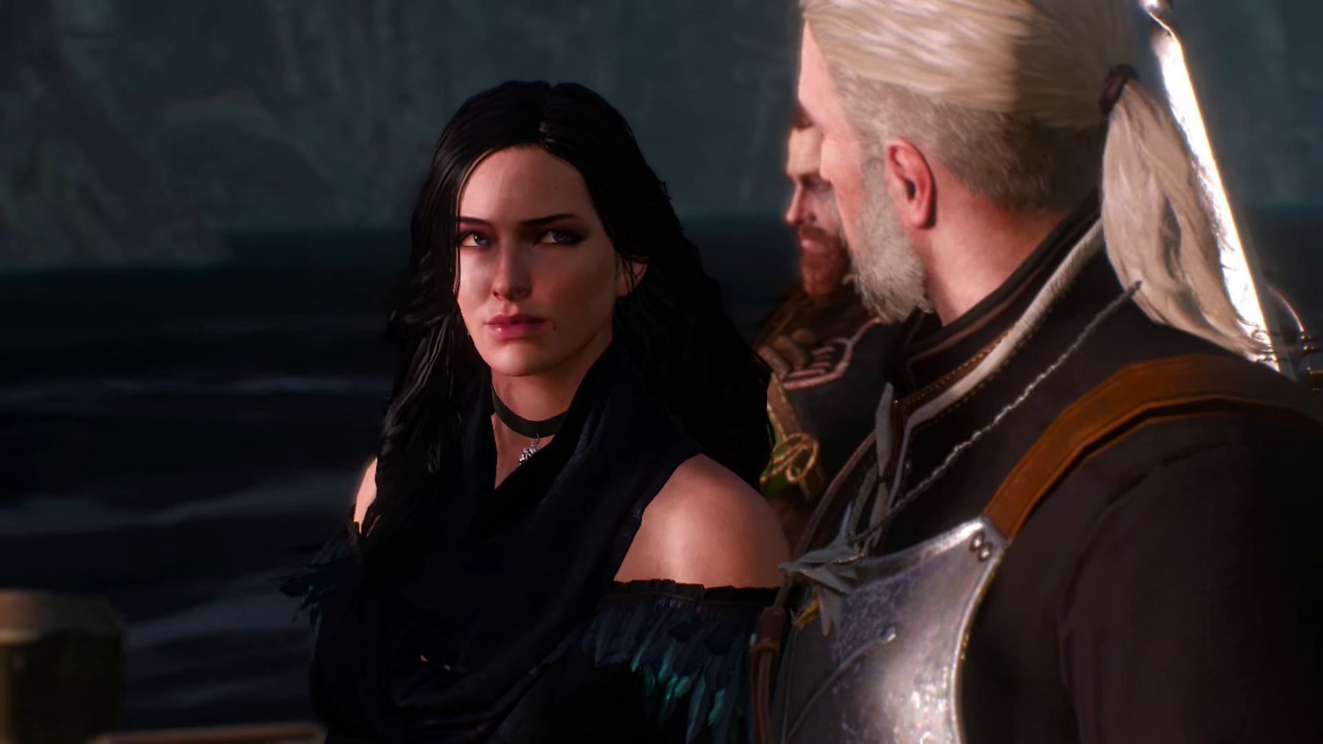 A battle with a Djinn led to Geralt and Yennefer&#039;s fate being tied together (Image via CD Projekt Red || YouTube/TARNISHED)