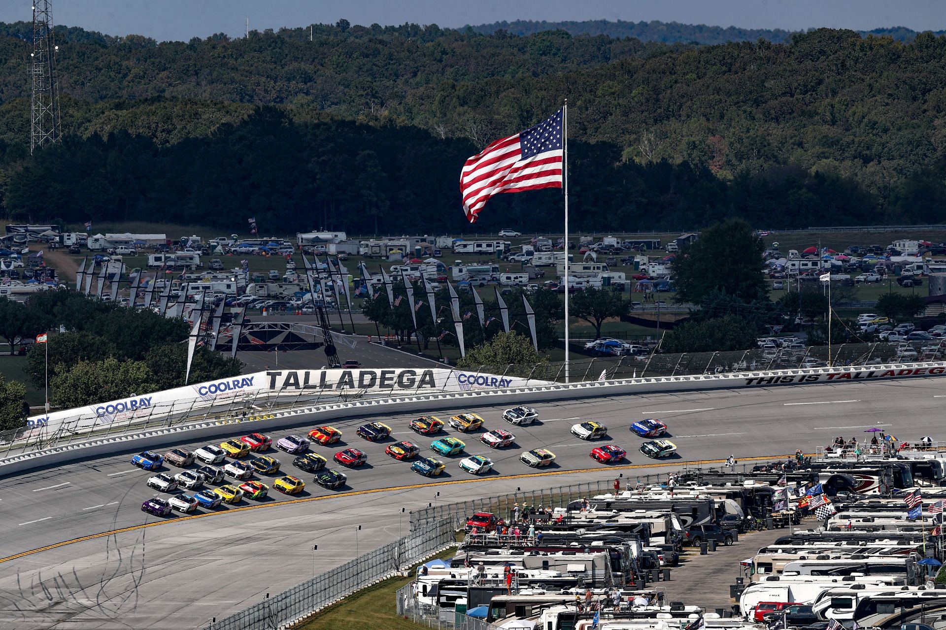 Which NASCAR driver and team has the most wins at Talladega Superspeedway?