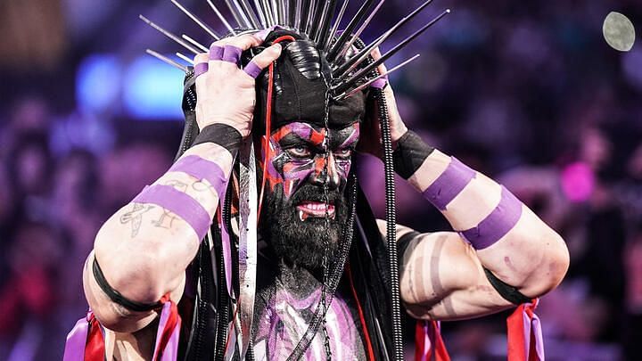 &ldquo;The Demon&rdquo; Finn B&aacute;lor makes his entrance at WrestleMania: WrestleMania 39  Sunday Highlights