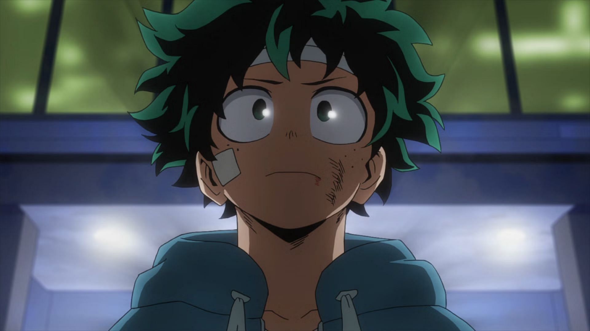 Izuku Midoriya as seen in My Hero Academia (image source Studio Bones)