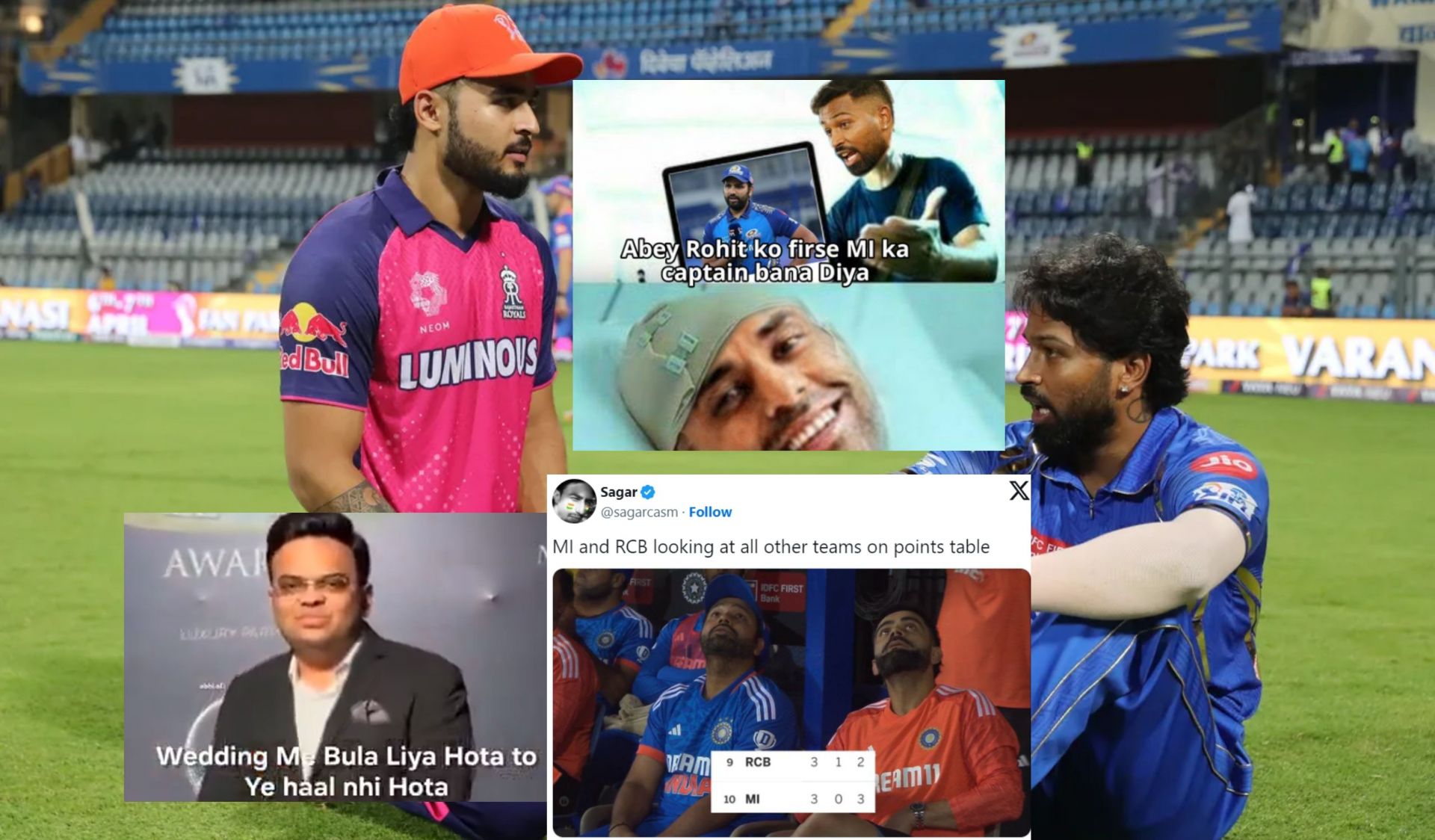 Top 10 funny memes from the latest IPL match.