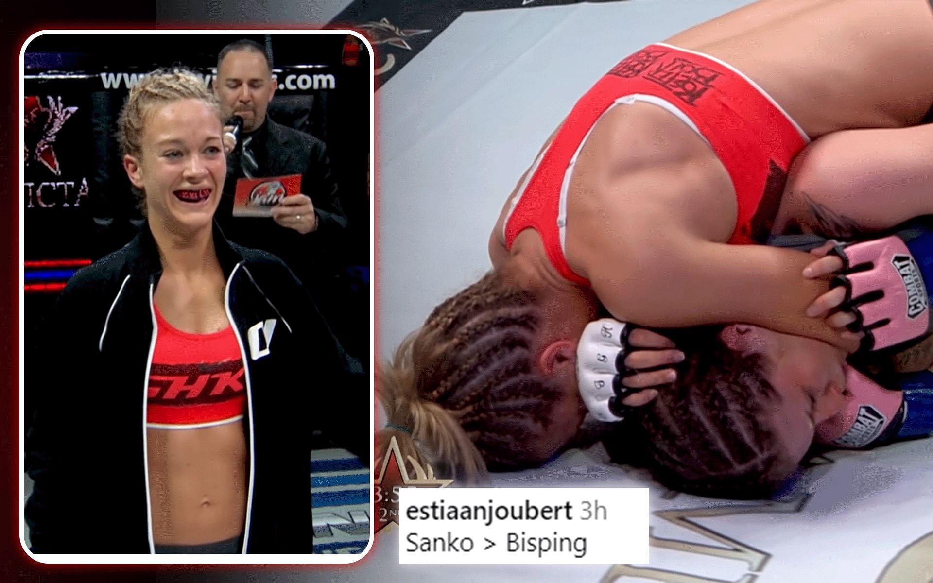 Laura Sanko looks back on her pro MMA debut following recent criticism from an ex-UFC fighter