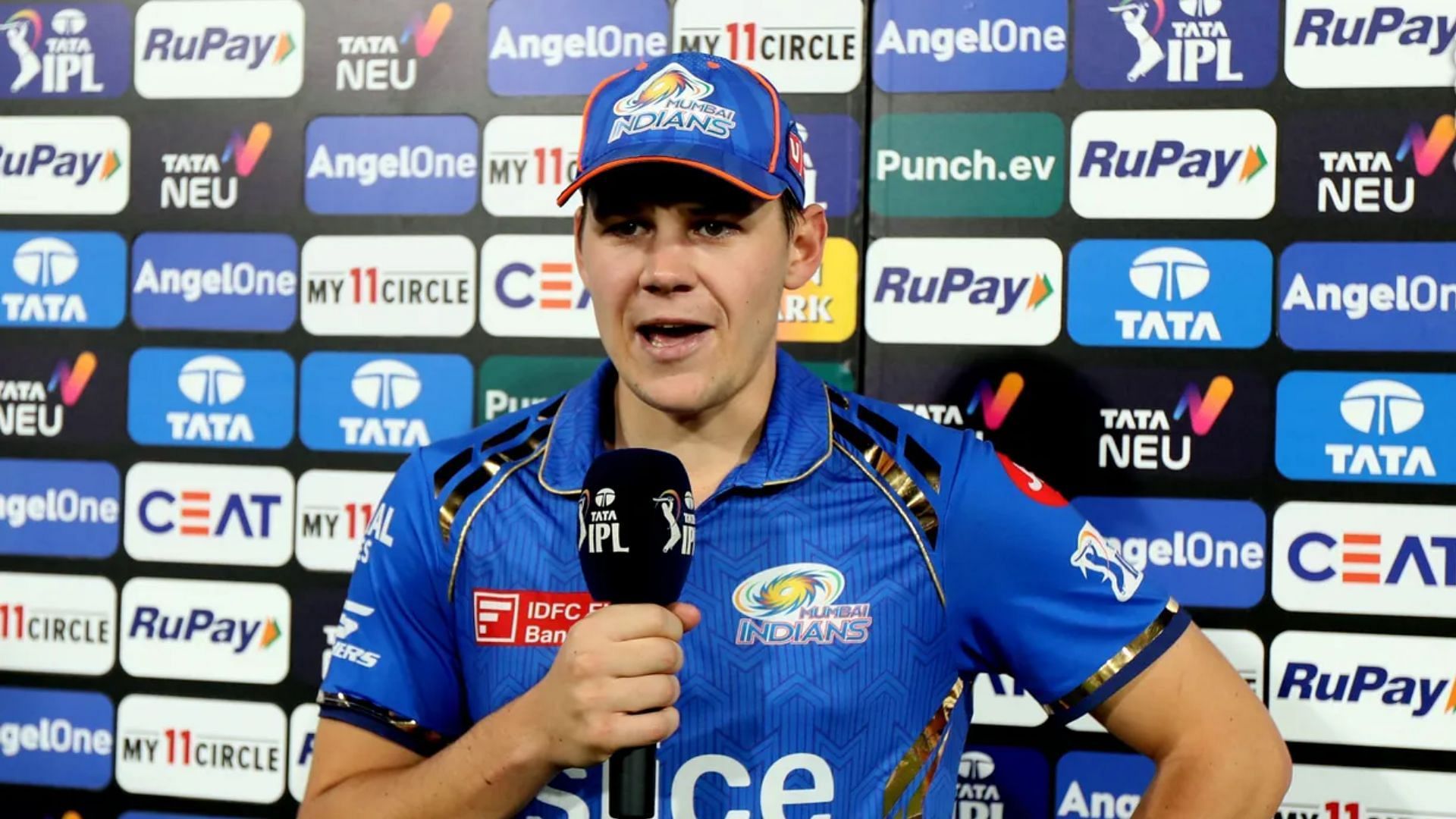 Gerald Coetzee of MI (Credits: IPL)