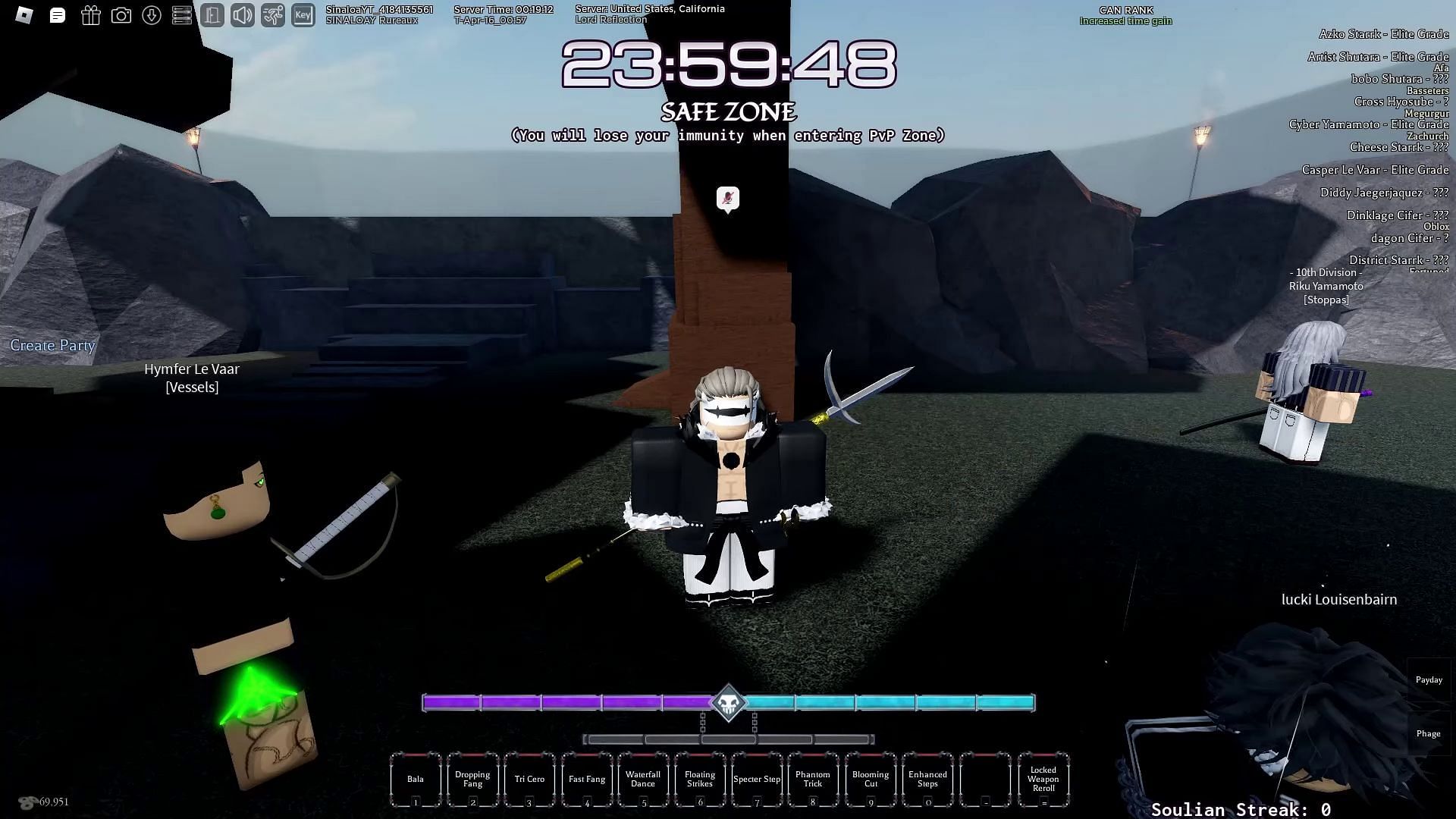 Entering the AFK World (Image via Roblox and Sinaloa on YouTube)