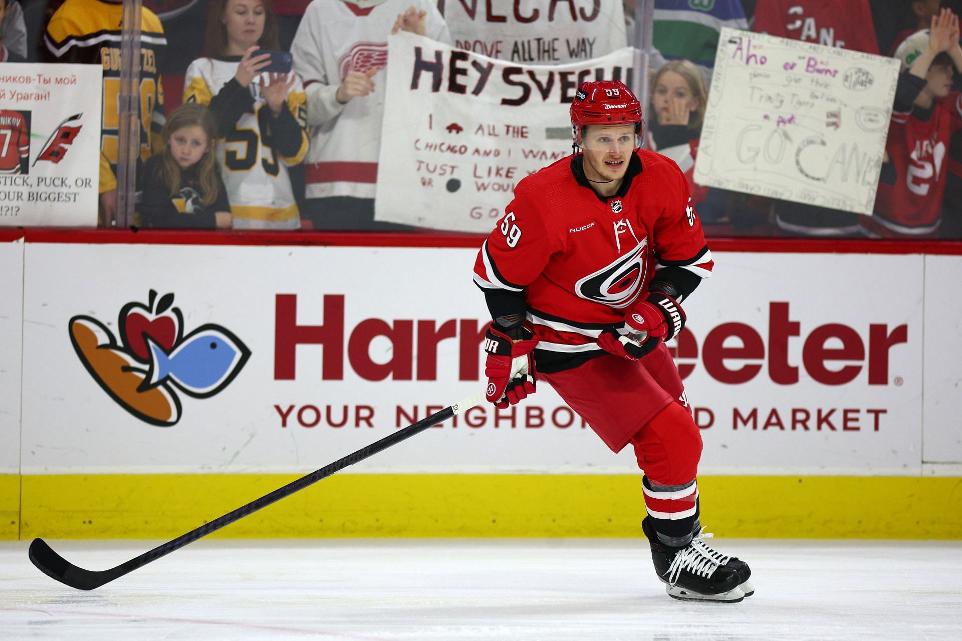 The Carolina Hurricanes are hot on the heels of the New York Rangers