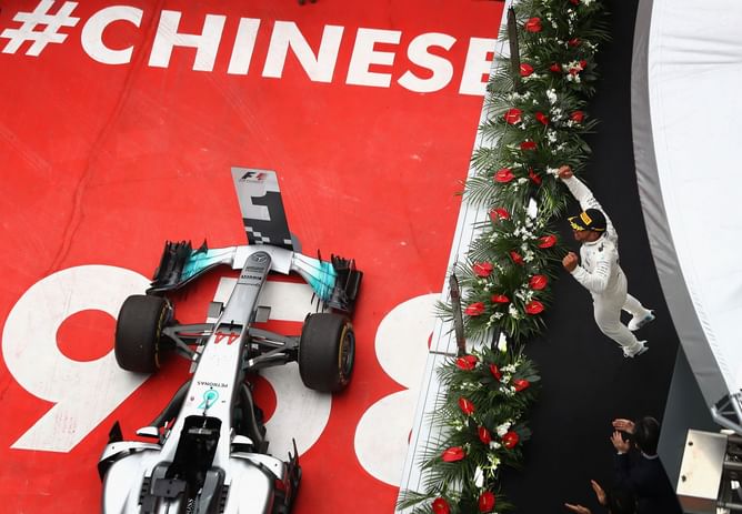 F1 Chinese Grand Prix winner can wear the trophy