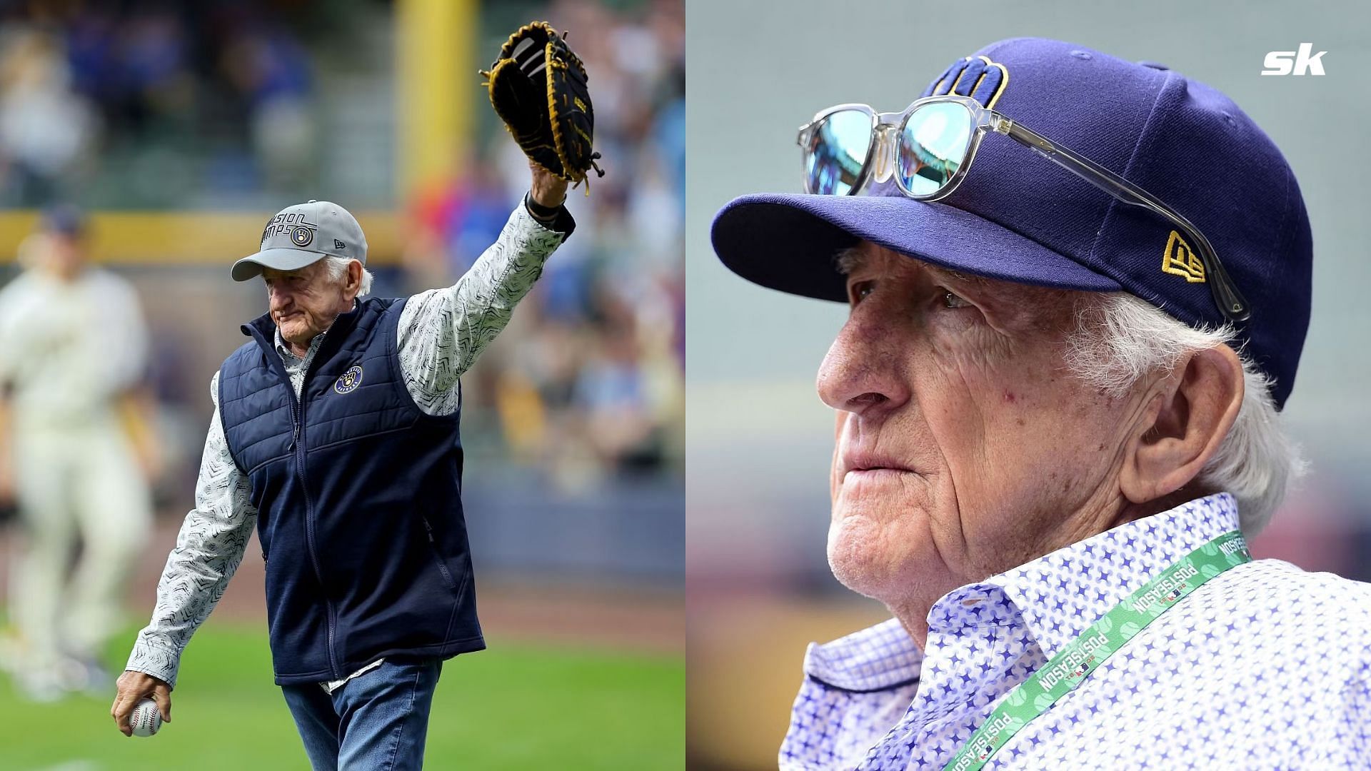 WATCH: 90-year-old Brewers icon Bob Uecker receives standing ovation as he kicks-off 54th season calling games for club