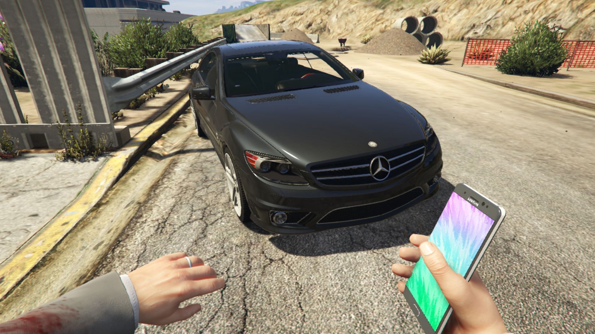 A demonstration of the Samsung Galaxy Note 7 Bomb in Grand Theft Auto 5 (Image via HitmanNiko)