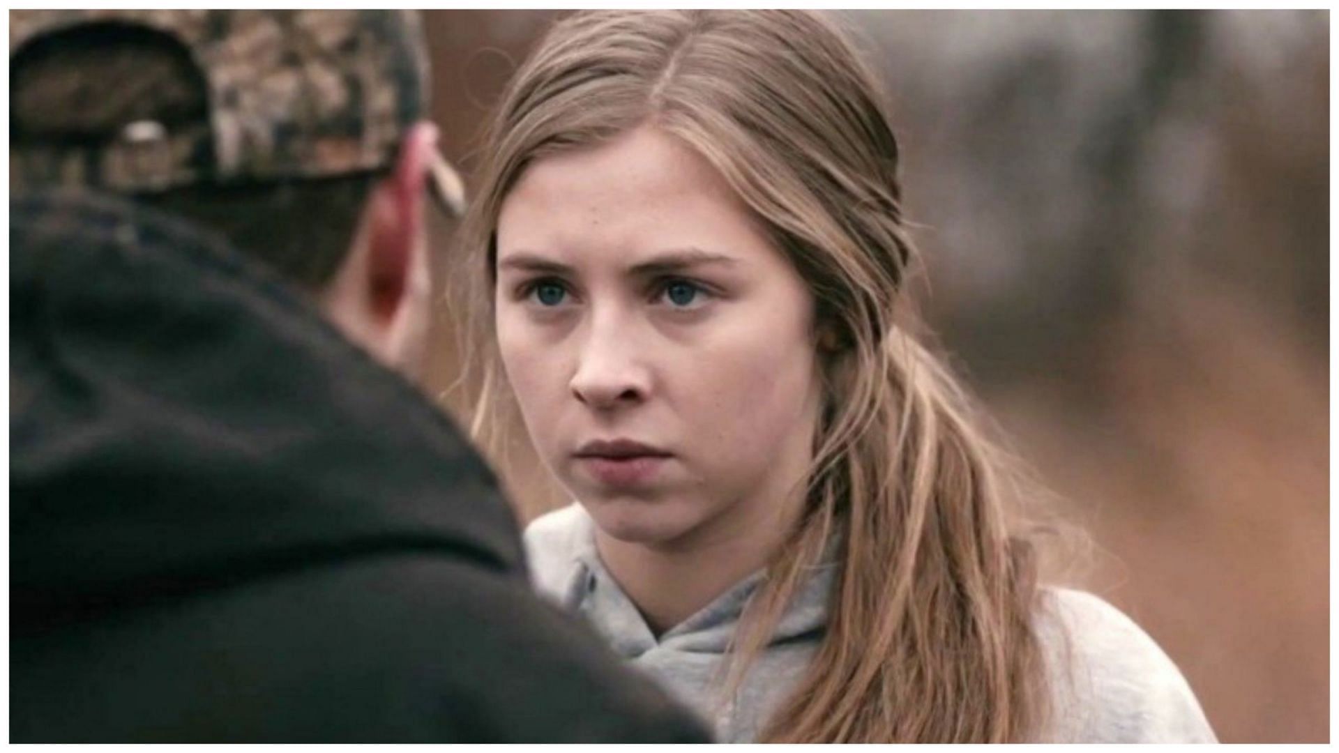 Rust Creek - Hermione Corfield as Sawyer (Image via Twitter/ @CinemaBandwagon)
