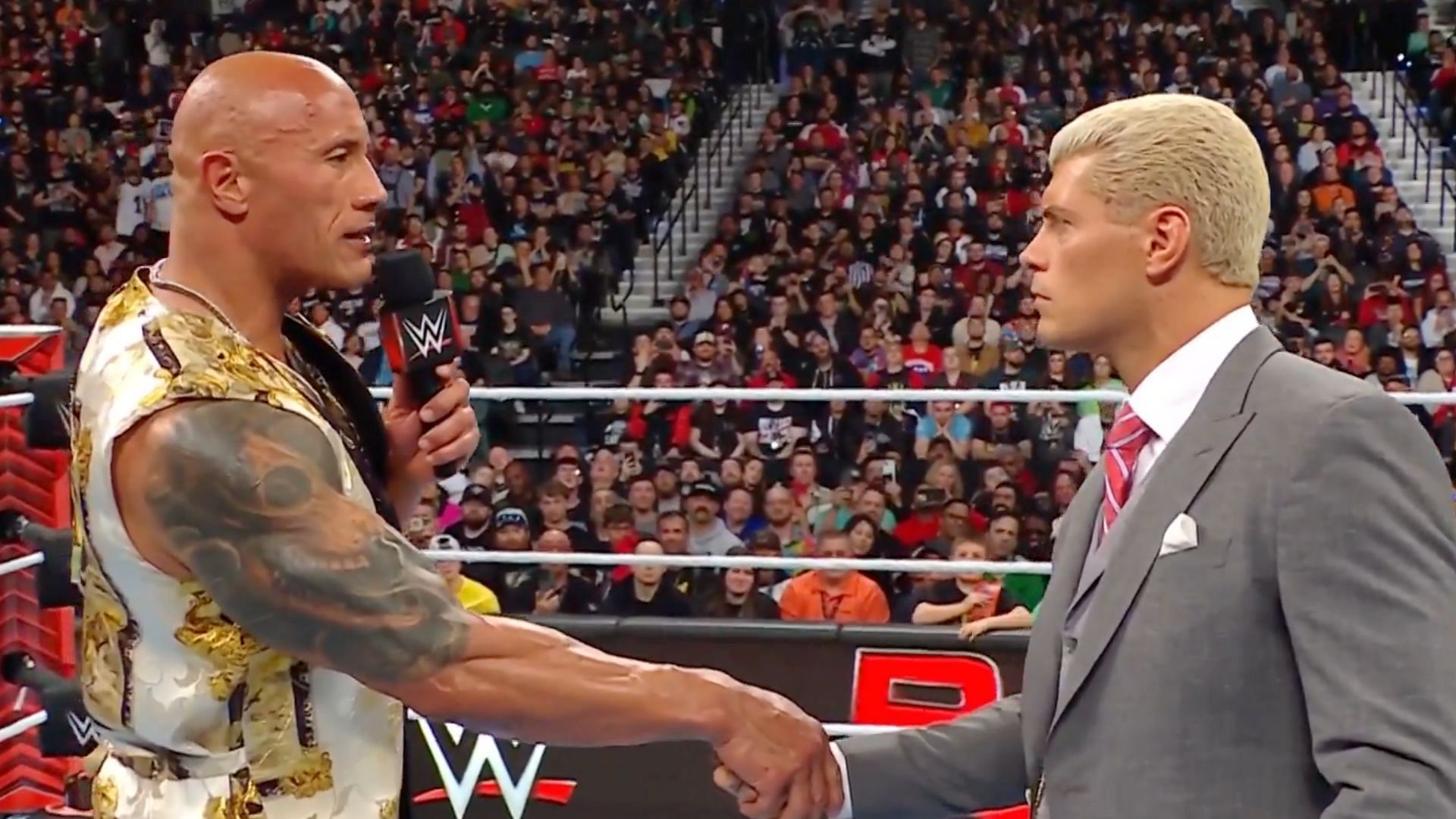 The Rock and Cody Rhodes had an interesting conversation on RAW.