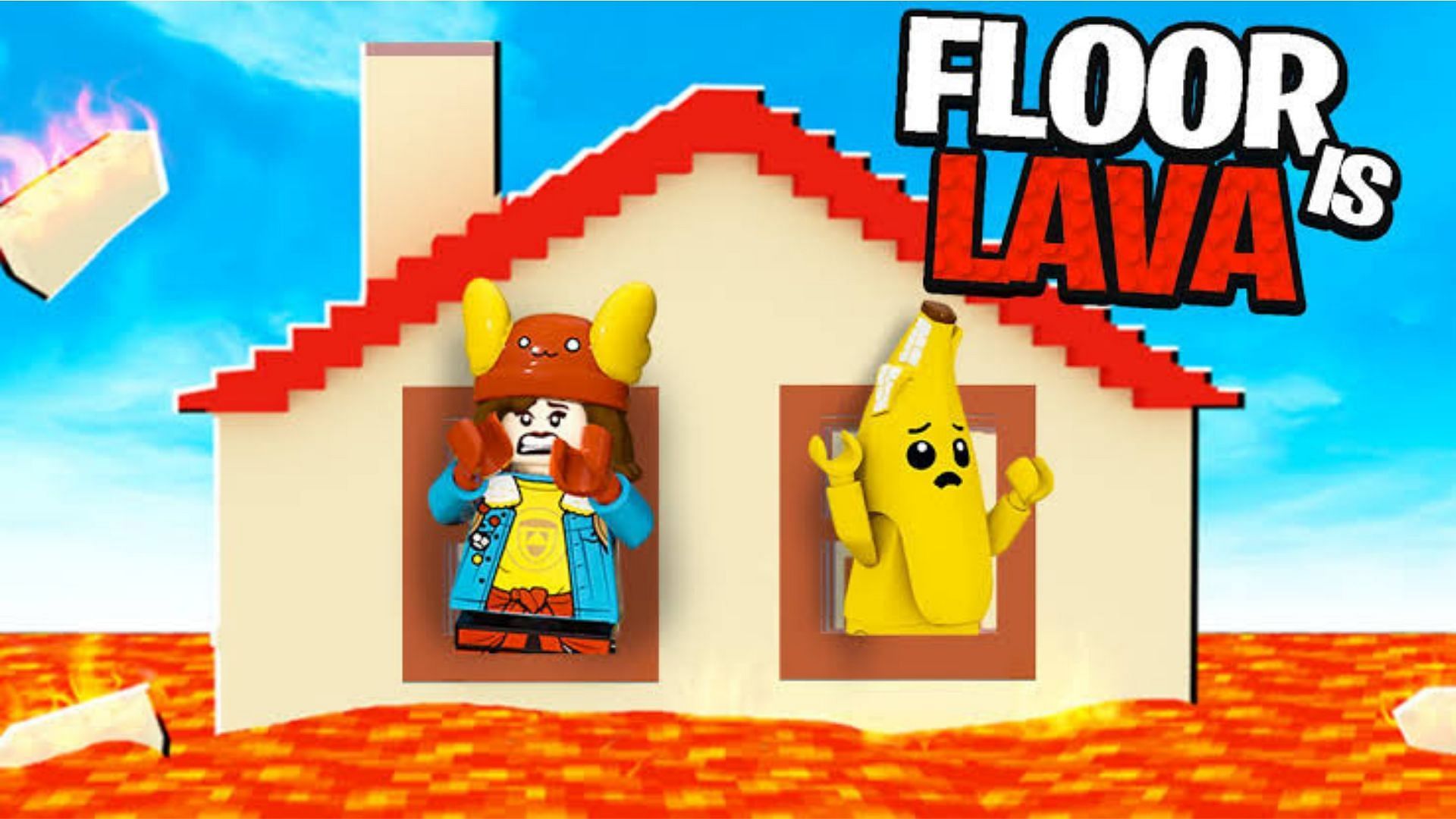 LEGO Fortnite Block Floor Is Lava: UEFN map code, how to play, and more