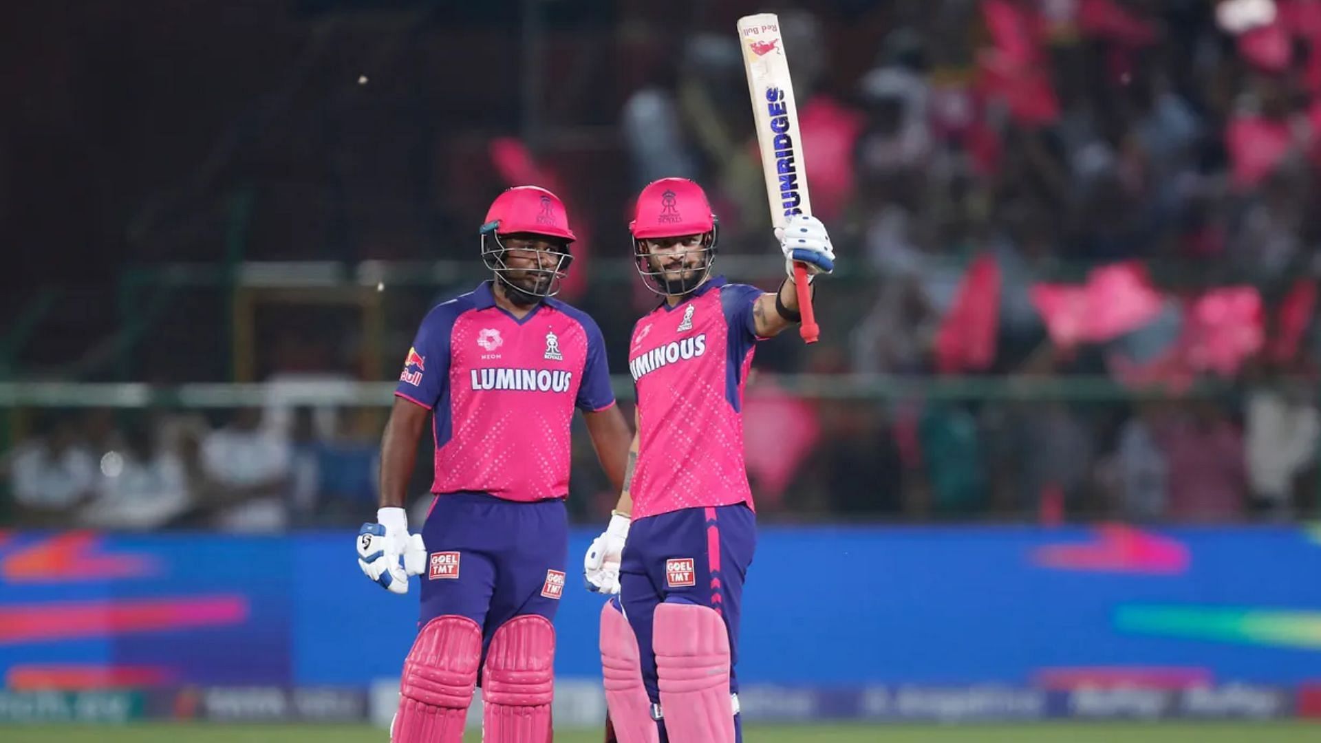 Riyan Parag after scoring fifty (Credits: iplt20.com)