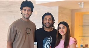 [Picture] Shivam Dube's wife shares photo with MS Dhoni, pens down emotional post