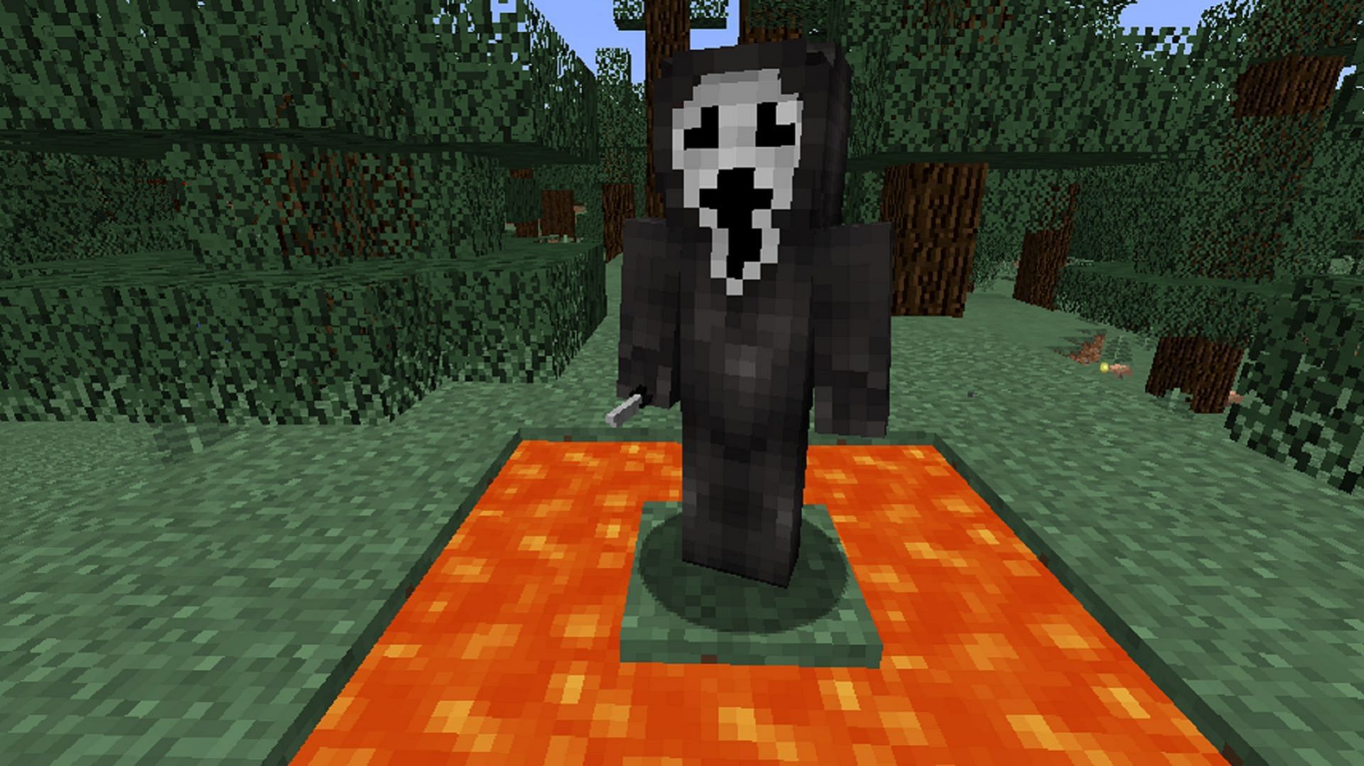 Escape some of horror&#039;s most iconic movie monsters in this Minecraft mod (Image via ApemanMC/CurseForge)