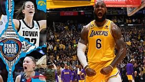 “NAAAAAHHHHHH!!! I ain’t rolling with that call” - LeBron James is flabbergasted at controversial call in Caitlin Clark - Paige Bueckers showdown