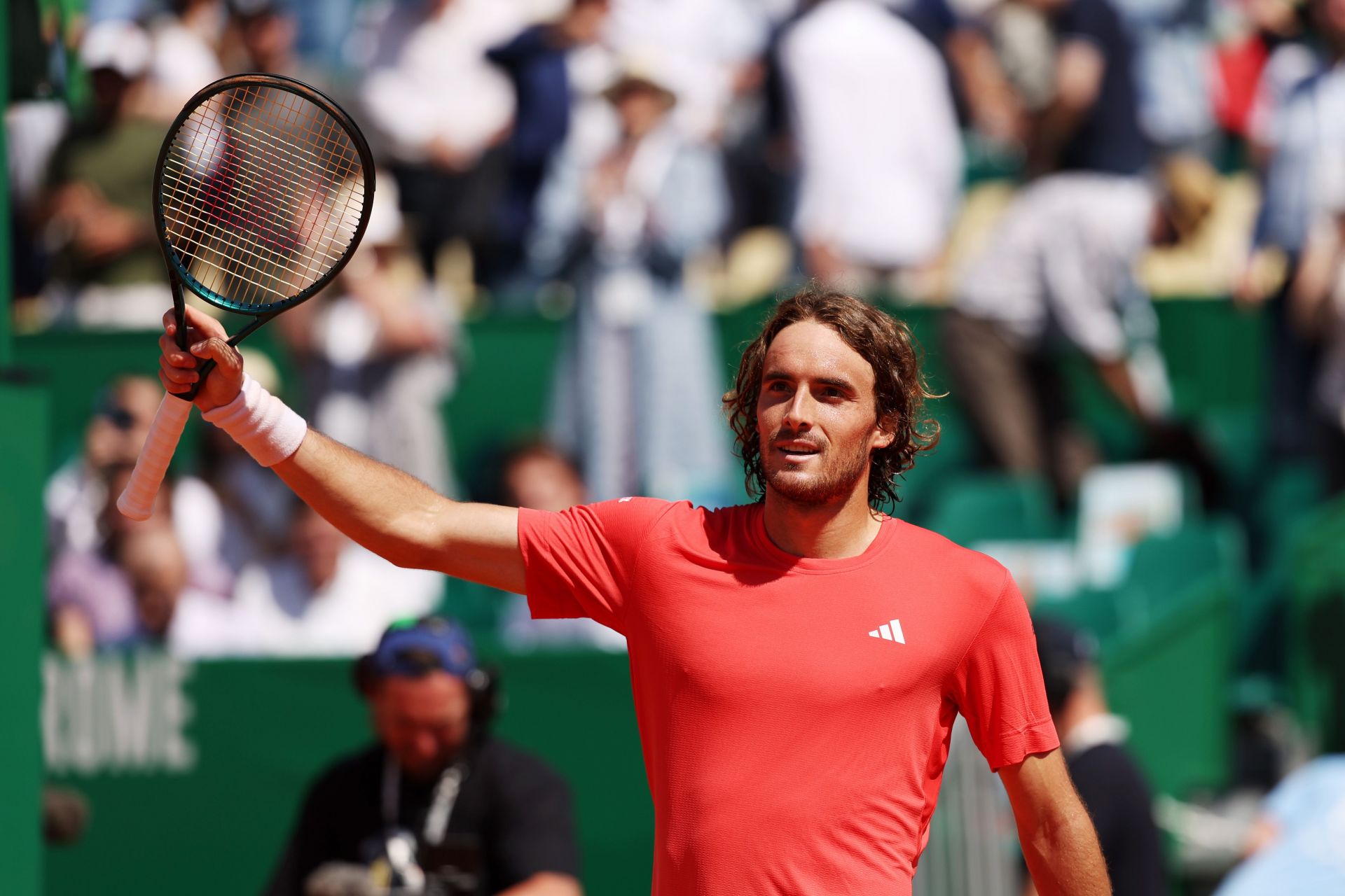 Stefanos Tsitsipas at the 2024 Monte-Carlo Masters.