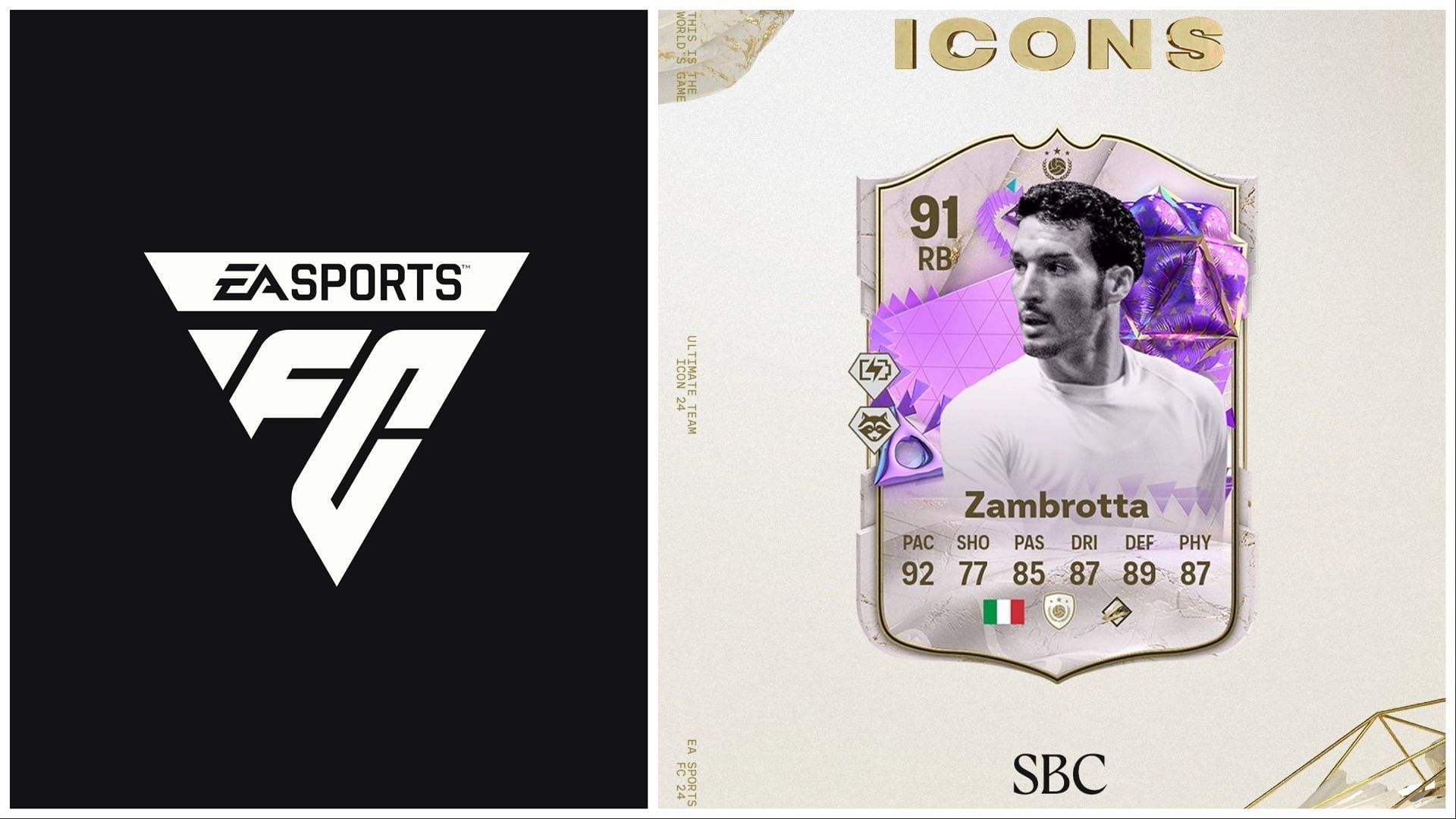 The latest Icon SBC has been released (Images via EA Sports)