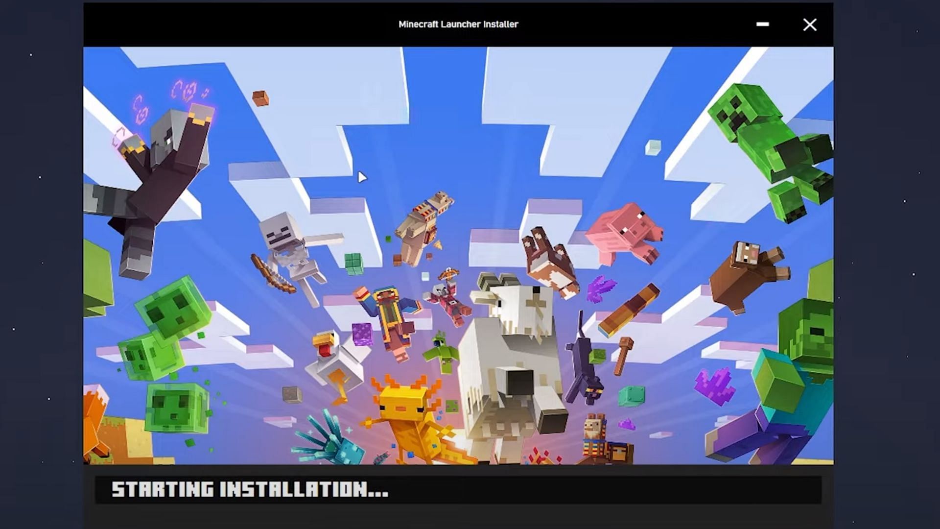 The installation process might take a moment but it&#039;s entirely automated (Image via Techademics/YouTube)