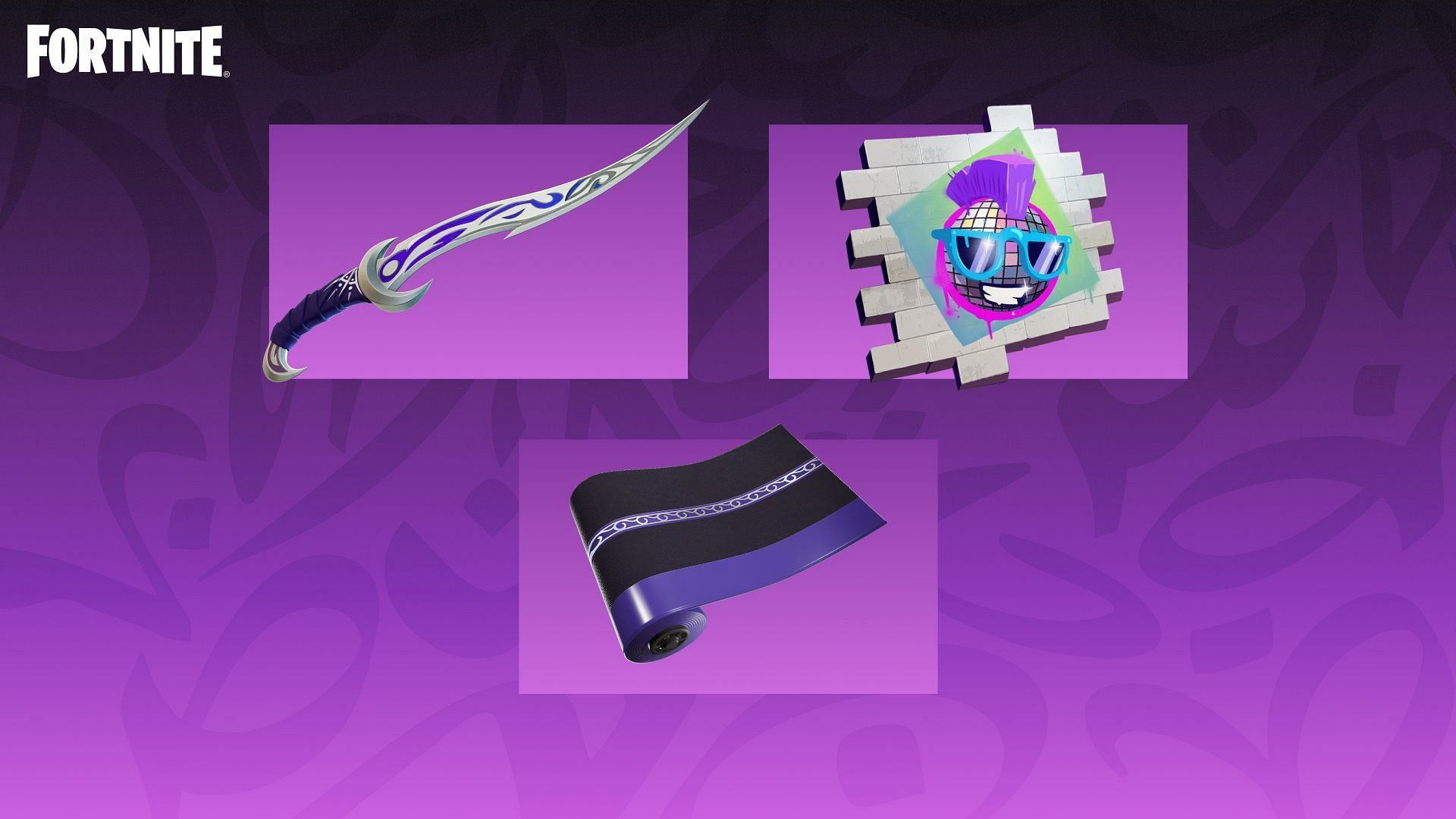 How to get The Nightblade Pickaxe, Moonlit Peace Wrap, and Disco Baller Spray for free in Fortnite