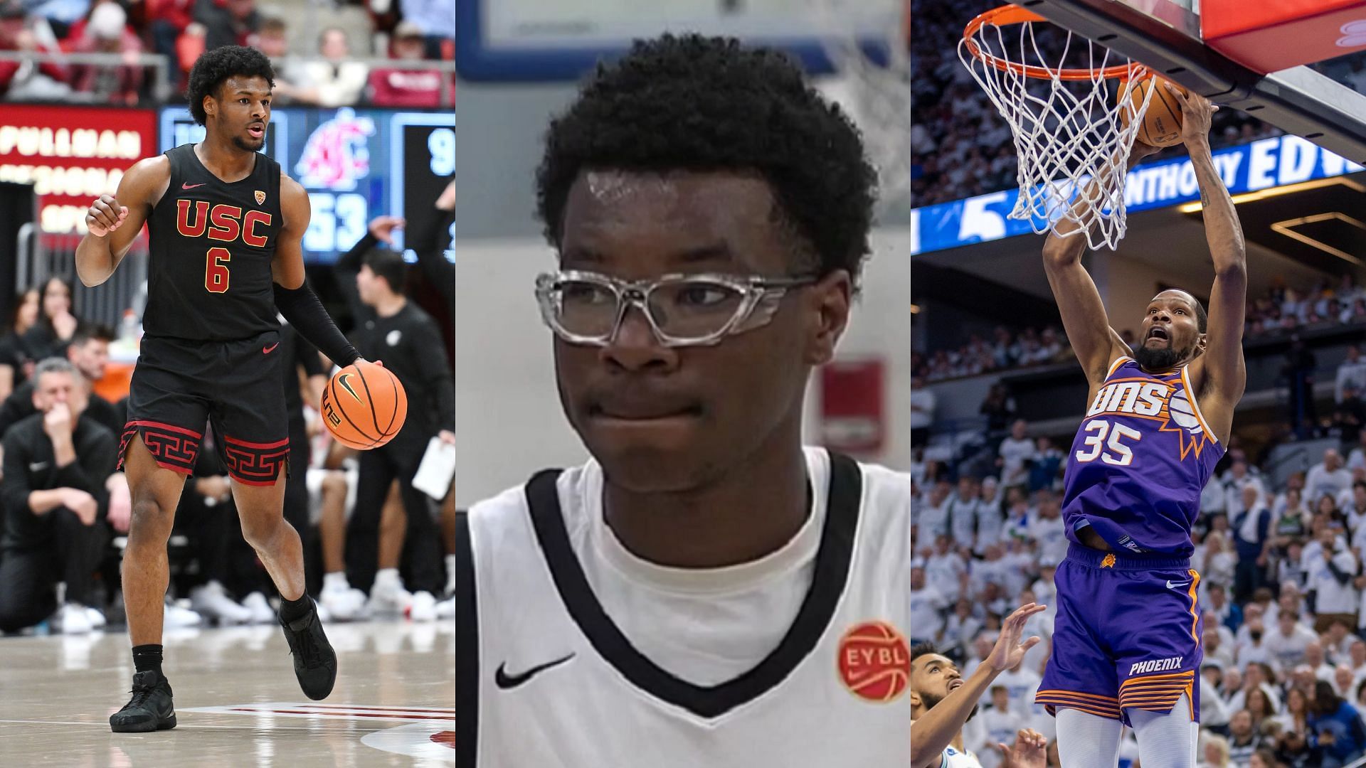 Bryce James draws comparison to Bronny James and Kevin Durant