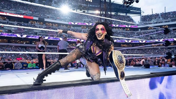 Rhea Ripley sends a three-word message after defeating Becky Lynch at WWE WrestleMania XL