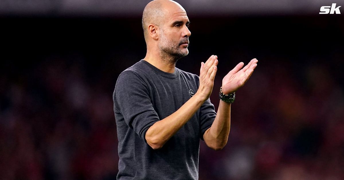 Guardiola provides cheeky response to query about on-field discussion with Manchester City star after Arsenal draw
