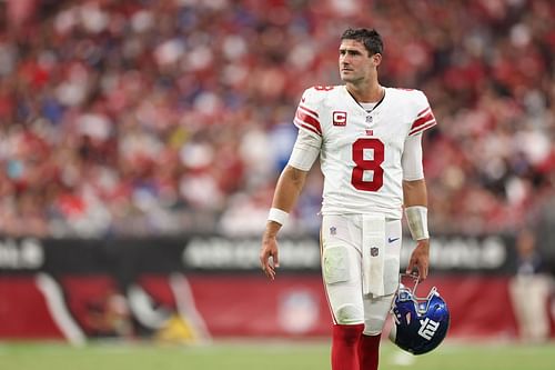 Daniel Jones at New York Giants v Arizona Cardinals