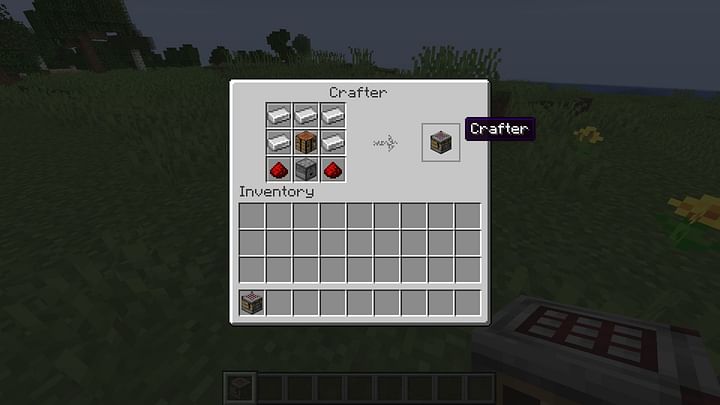 How To Get Crafters Crafting Crafters Advancement In Minecraft?