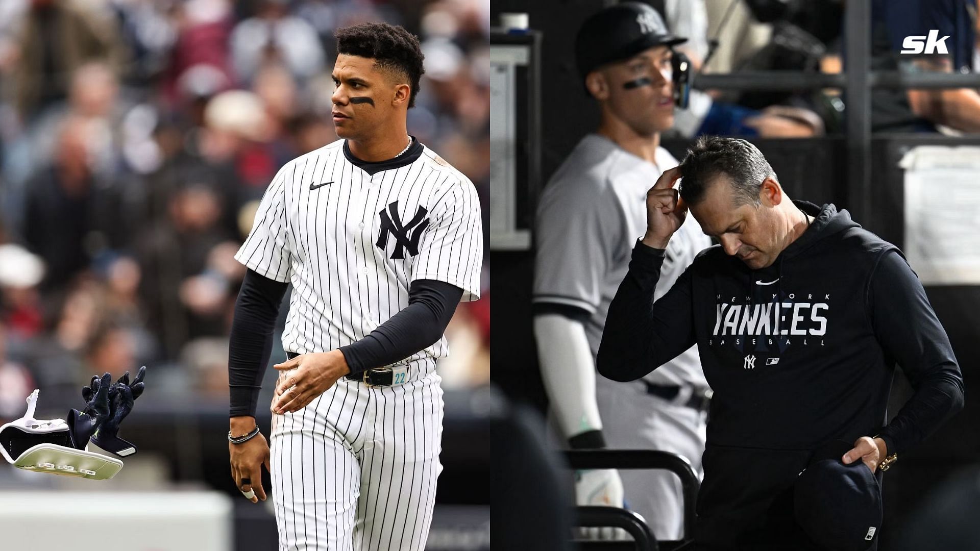 New York Yankees - Juan Soto, Aaron judge, &amp; Aaron Boone