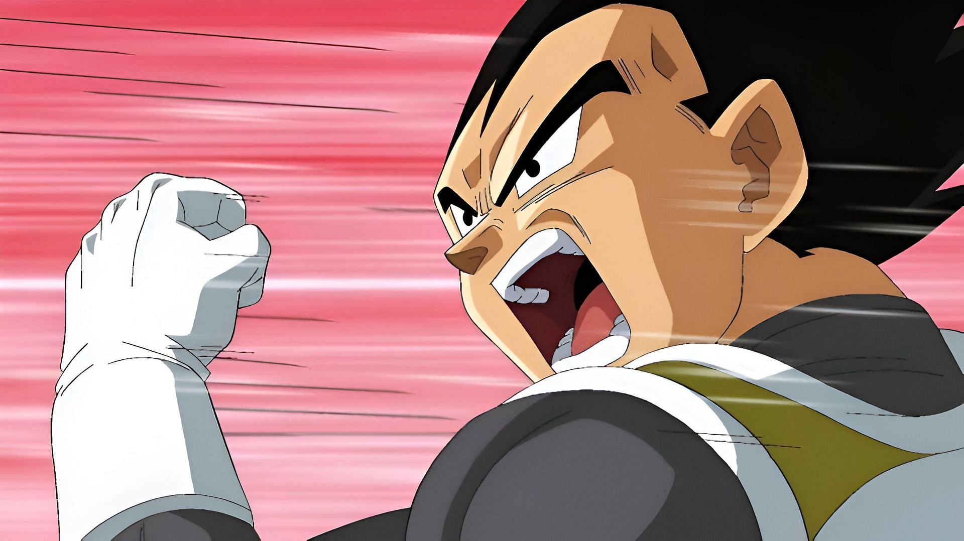 Vegeta, as seen in the anime (Image via Toei Animation)