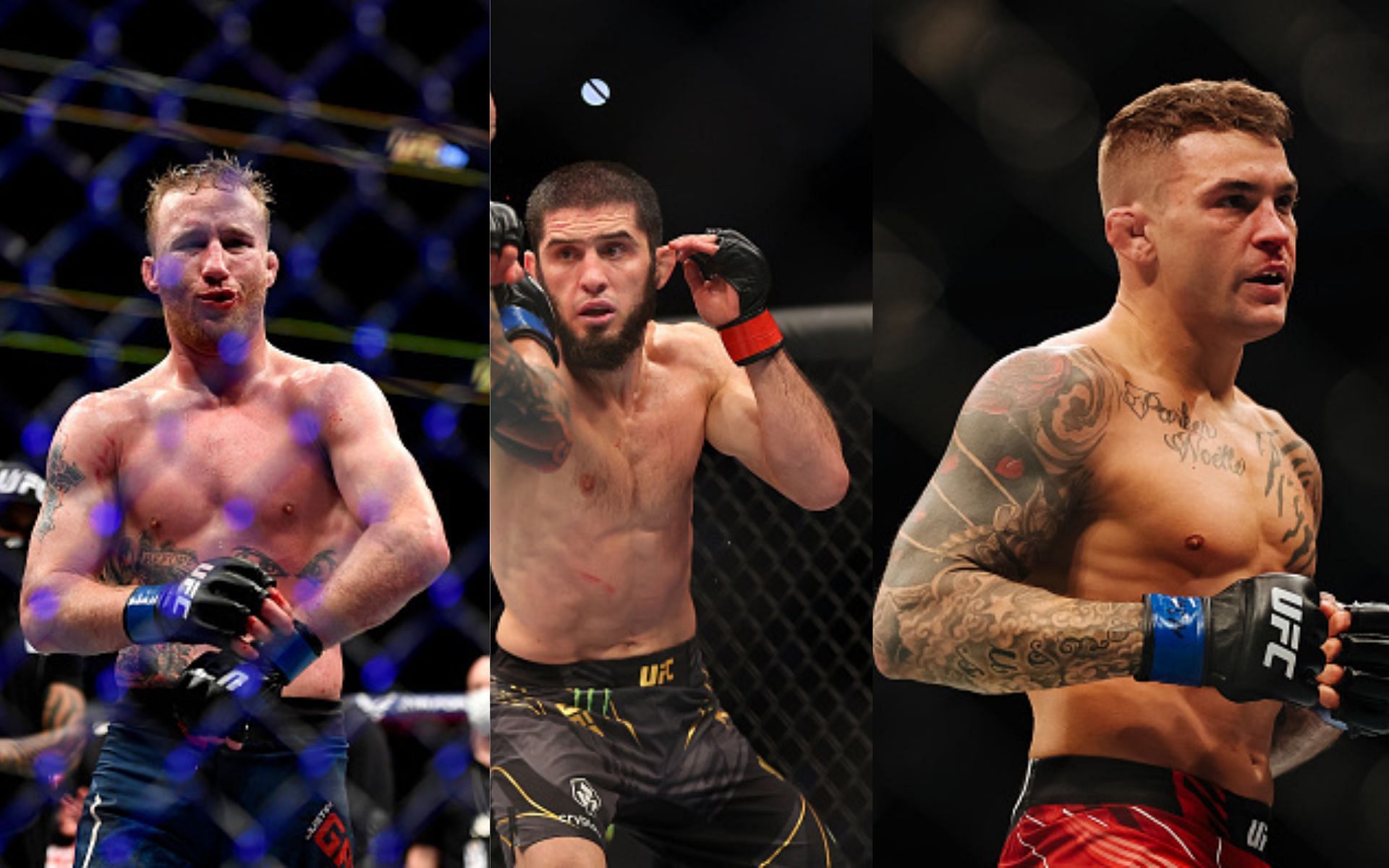 Justin Gaethje weighs in on Islam Makhachev vs. Dustin Poirier [Image credits: Getty Images]