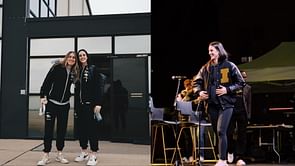 No. 1 Draft pick Caitlin Clark hypes up Iowa teammate Kate Martin after joining Las Vegas Aces: "Couldn't be happier"