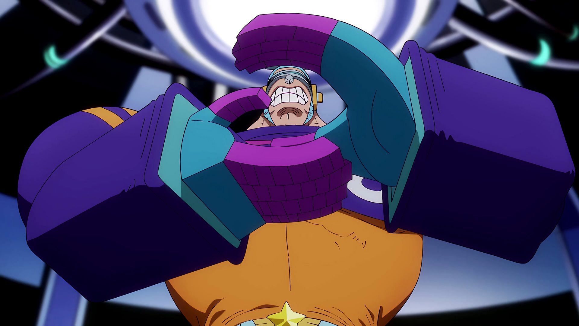 Franky as seen in One Piece&#039;s Egghead Arc (Image via Toei Animation)