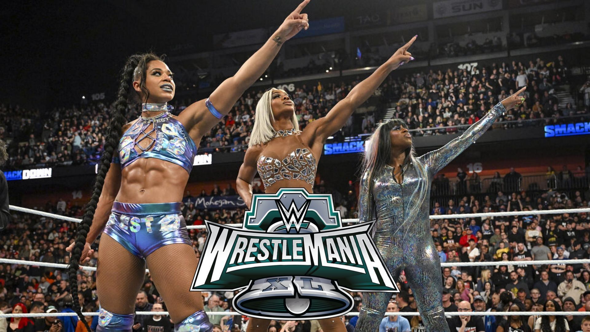 Bianca Belair, Jade Cargill and Naomi are going to WrestleMania XL (Credit: WWE)
