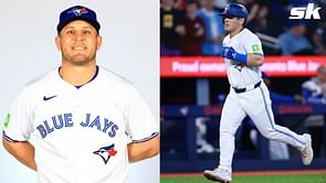 WATCH: Daulton Varsho crushes 2nd home run of game off Yankees to give Blue Jays lead