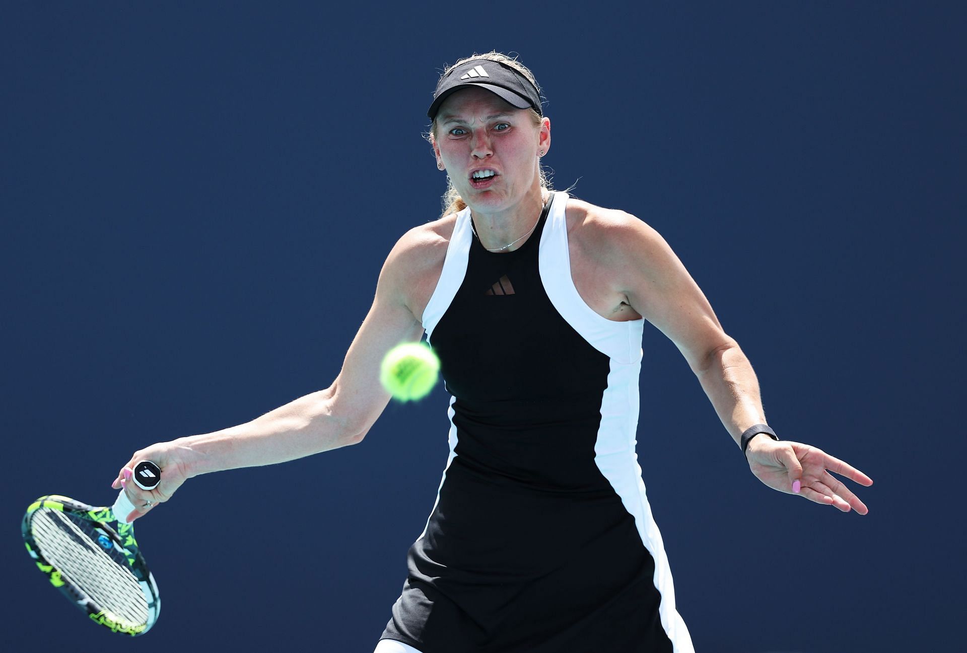 Caroline Wozniacki at the 2024 Miami Open