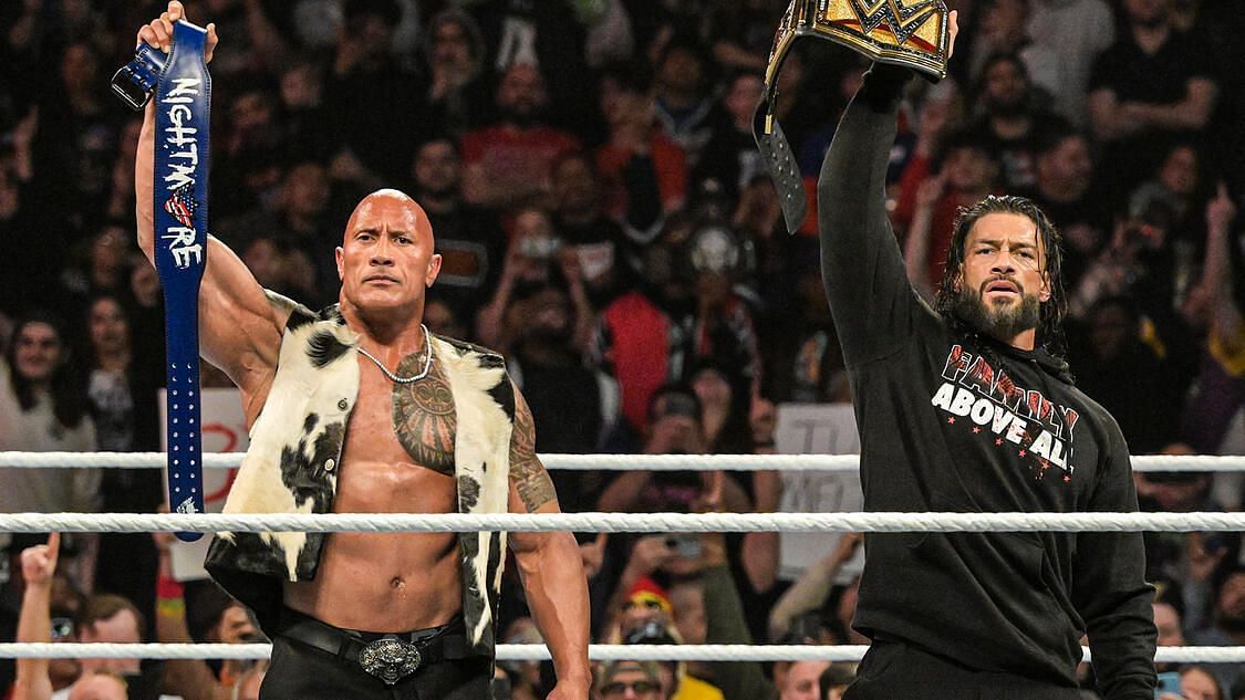 The Rock will stand alongside WWE Universal Champion Roman Reigns on Night 1 of WrestleMania XL!