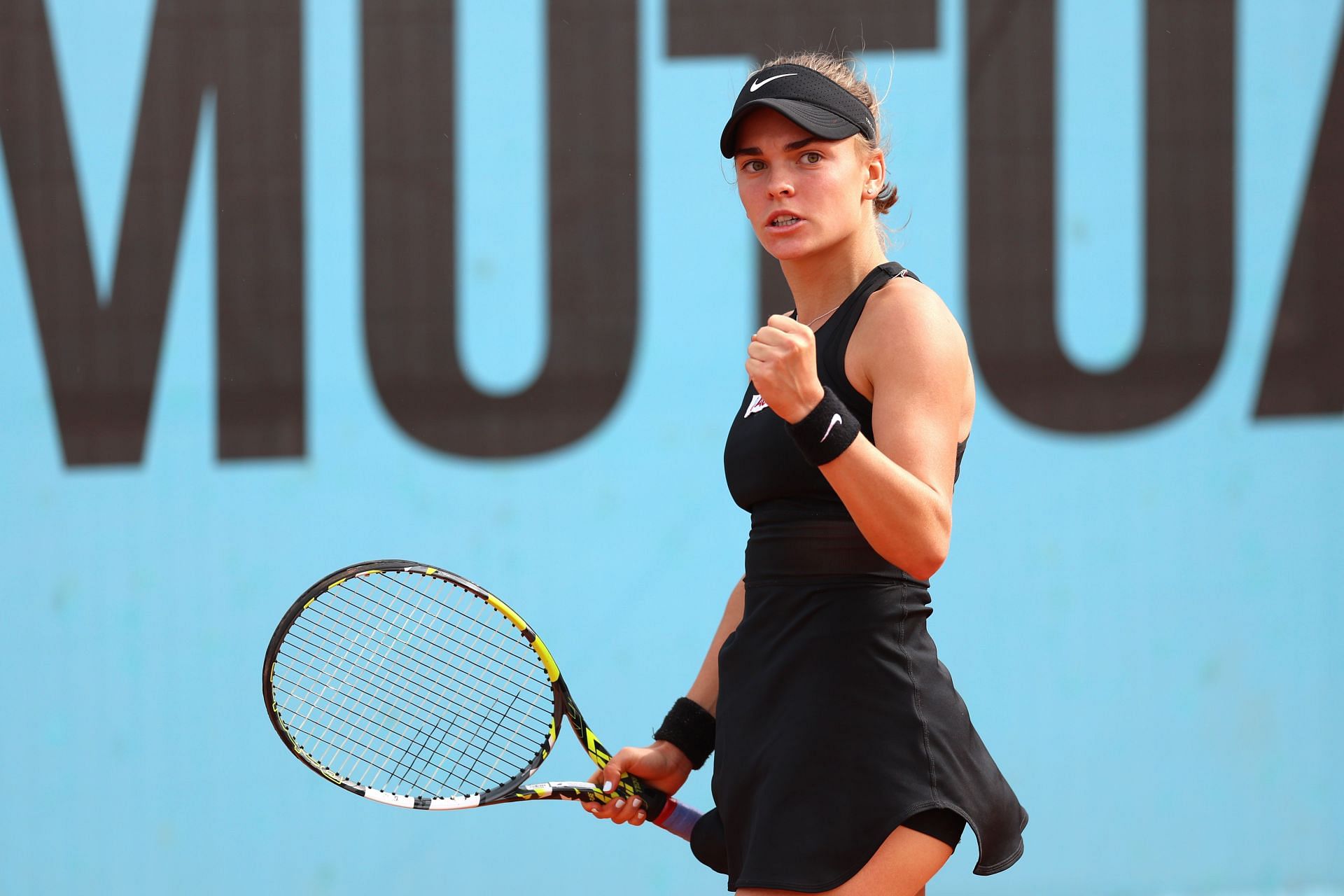 Sara Bejlek at the 2024 Madrid Open.