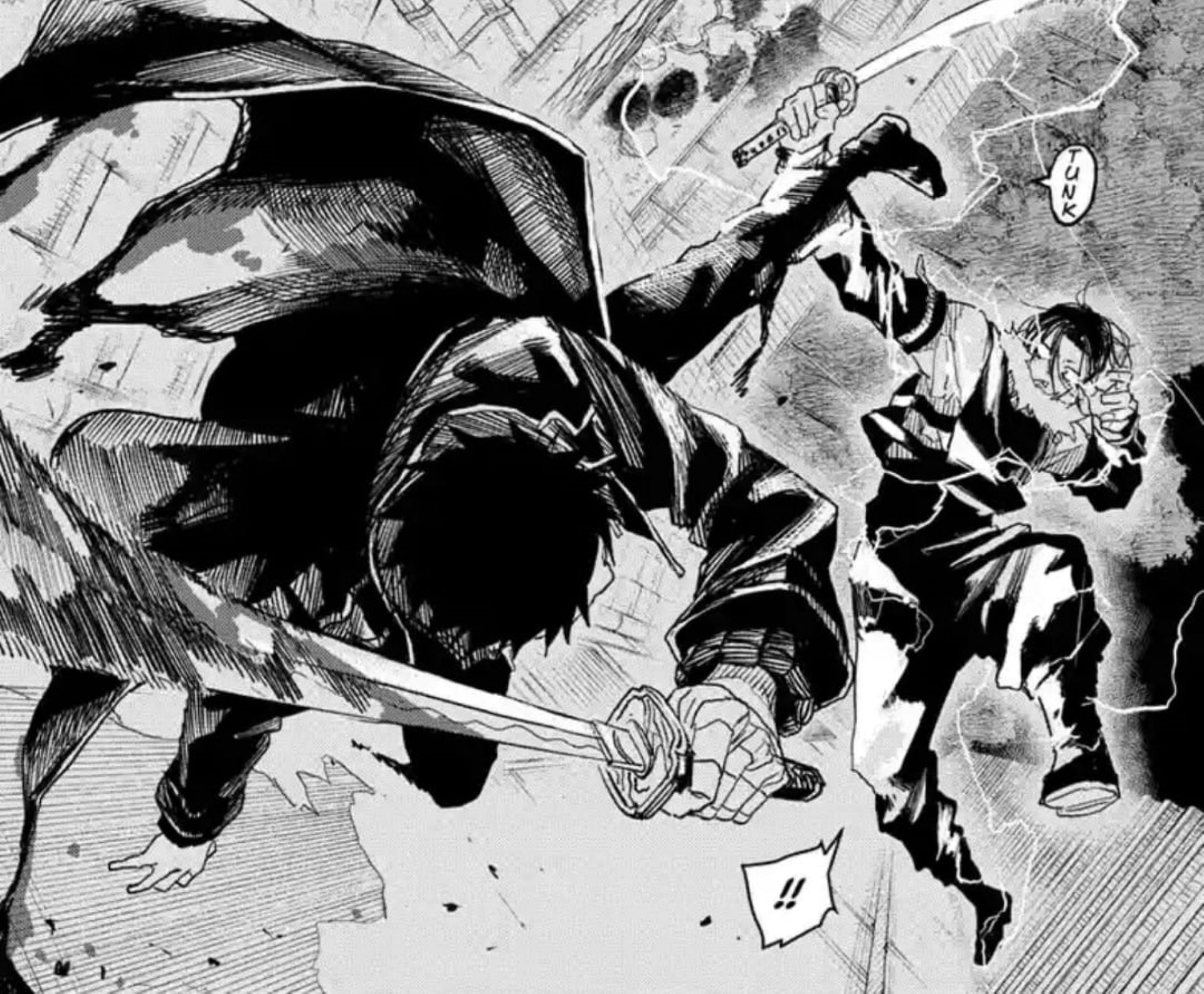 Chihiro vs Sojo in the manga (Image via Takeru Hokazono/Shueisha)