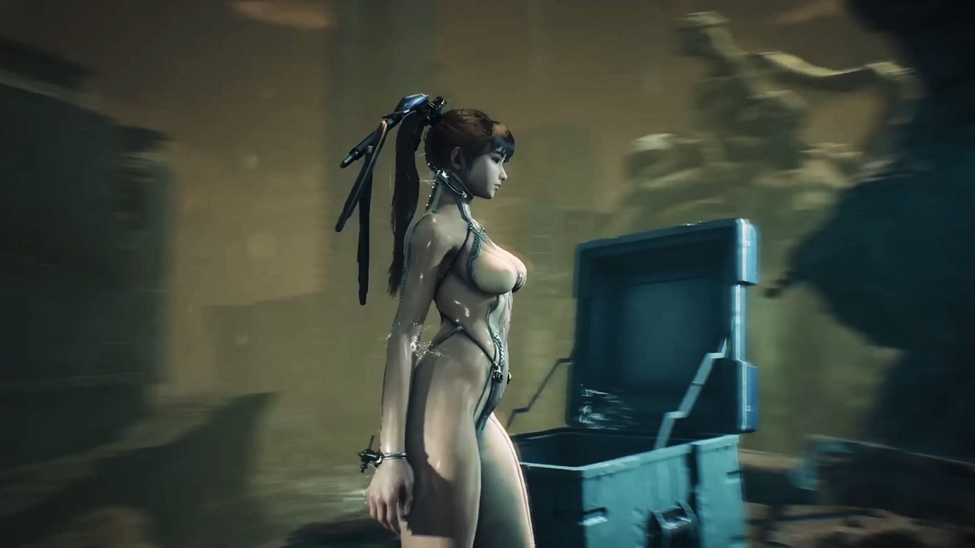 Eve&#039;s character in the PS5 game (Image via Sony Interactive Entertainment)