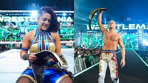 Bayley sends a message to Cody Rhodes after their title wins at WrestleMania 40
