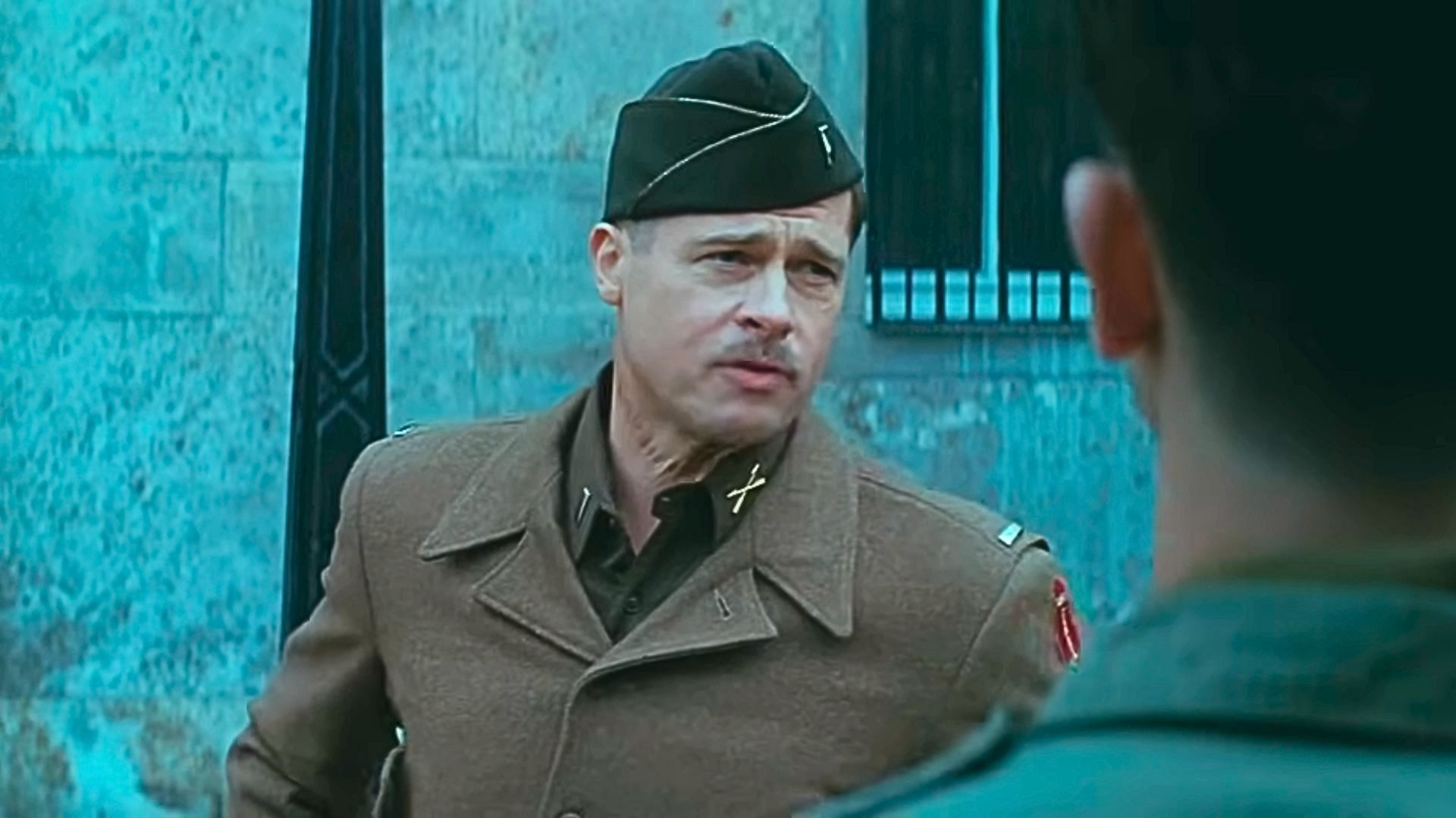 Brad Pitt in Inglourious Basterds (Image via YouTube/Rotten Tomatoes Classic Trailers)