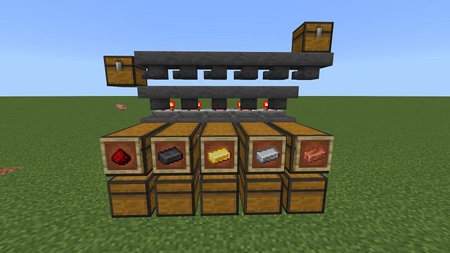 How to make an item sorter in Minecraft Bedrock