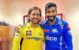 [Watch] Jasprit Bumrah meets MS Dhoni in dressing room after MI vs CSK IPL 2024 clash in Mumbai